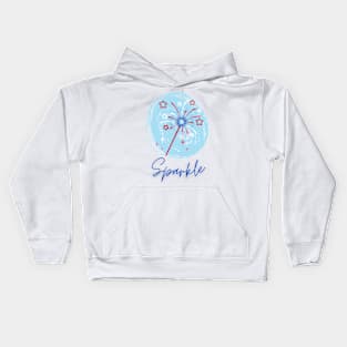 Patriotic Stars and Sparke Design Kids Hoodie